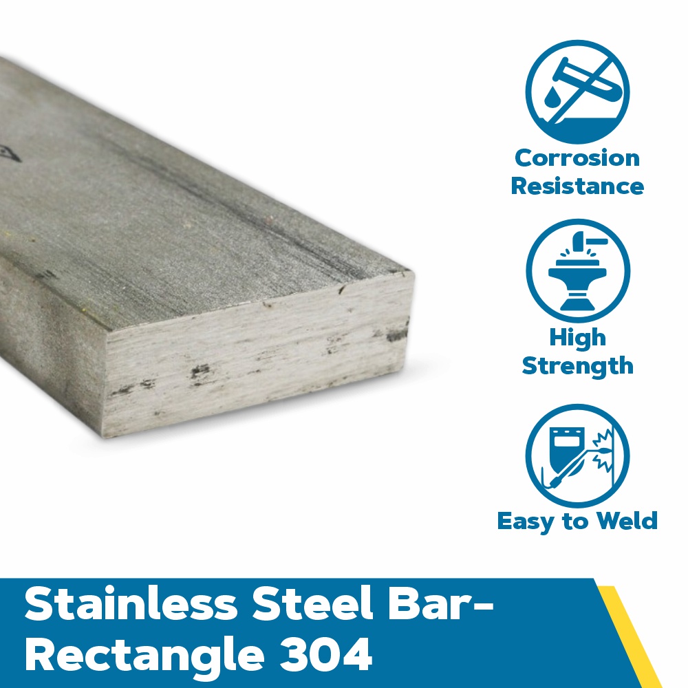 Buy Stainless Steel Rectangle Bar 304 Online