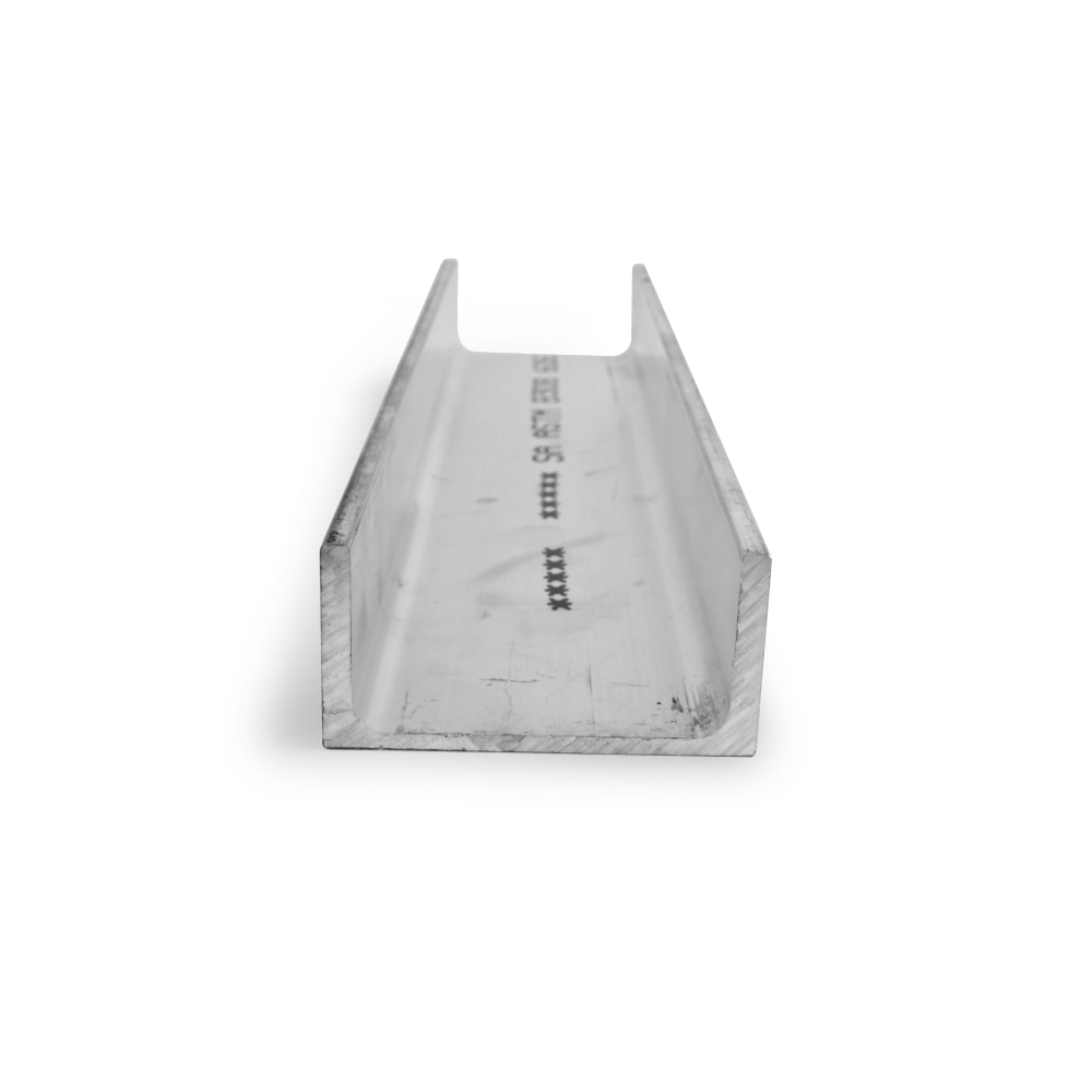 2" x 1.25" x 0.17" x 0.26" Alum Channel 6061-T6-Extruded Alum ...