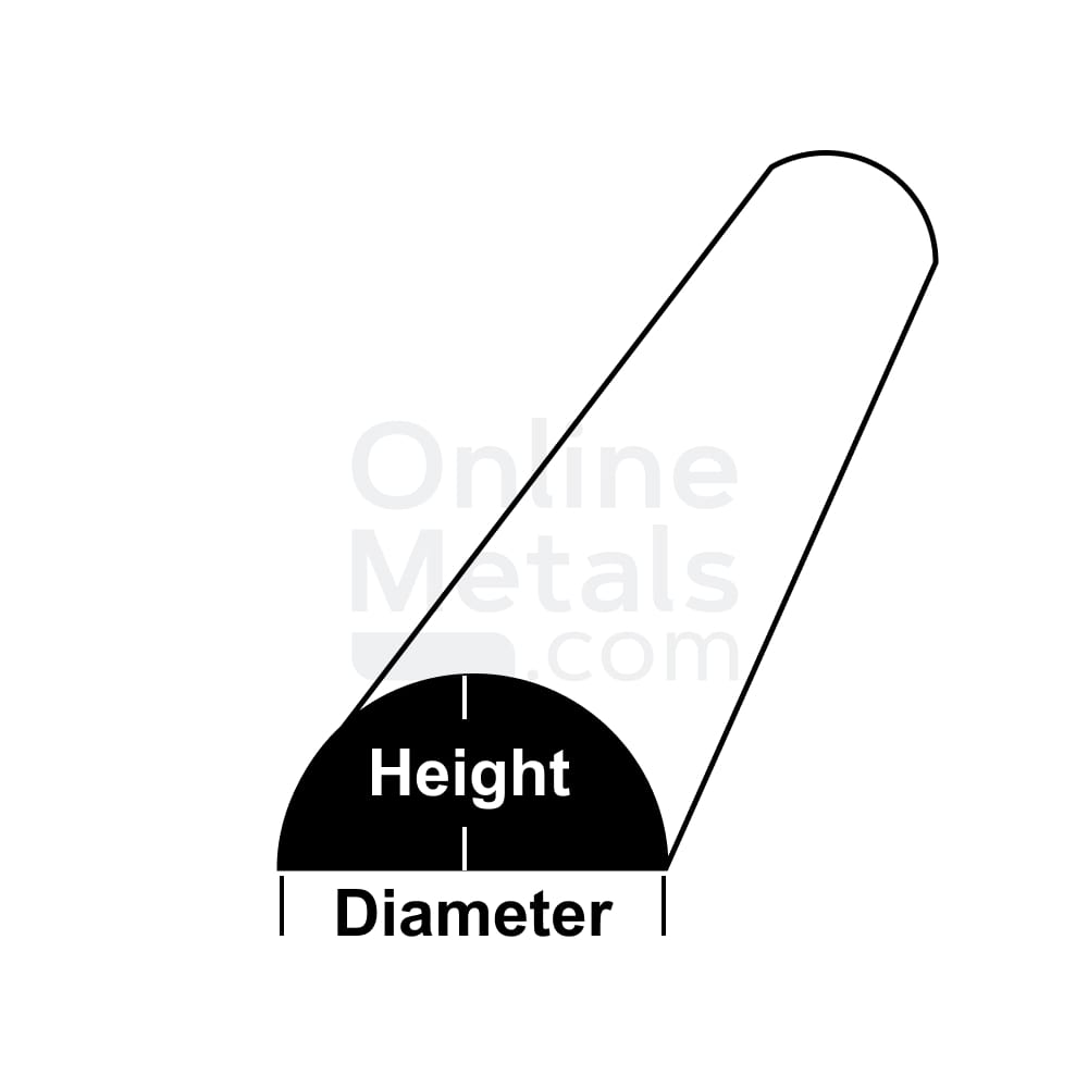 Stainless Steel Half Round
