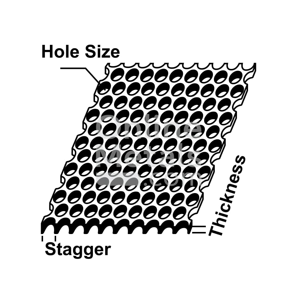 Polycarbonate Sheet OnlineMetals 3003 Aluminum Perforated Sheet, Unpolished (Mill) Finish, H14