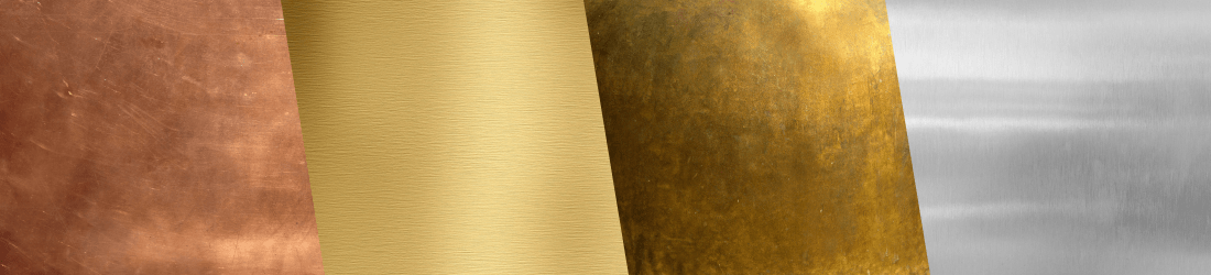 Decorative metal surfaces