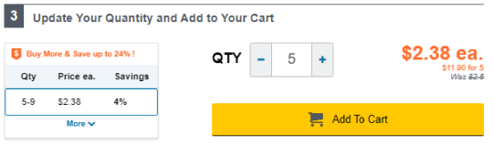 QuantityDiscount example