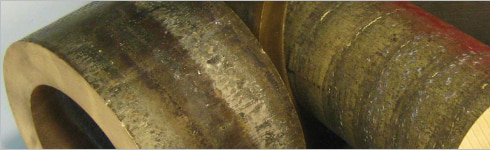 Bronze stacked together