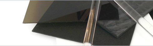 Plastic products stacked together