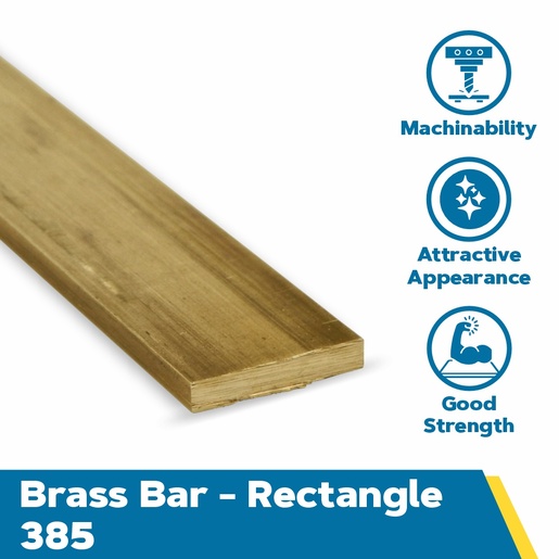 Brass Rectangle Bar 385