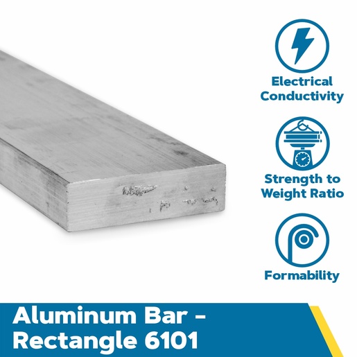 Aluminum Rectangle Bar 6101