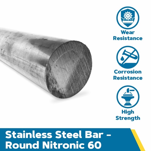 Stainless Steel Round Bar – Nitronic 60 (N60)