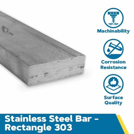 Stainless Steel Rectangle Bar 303