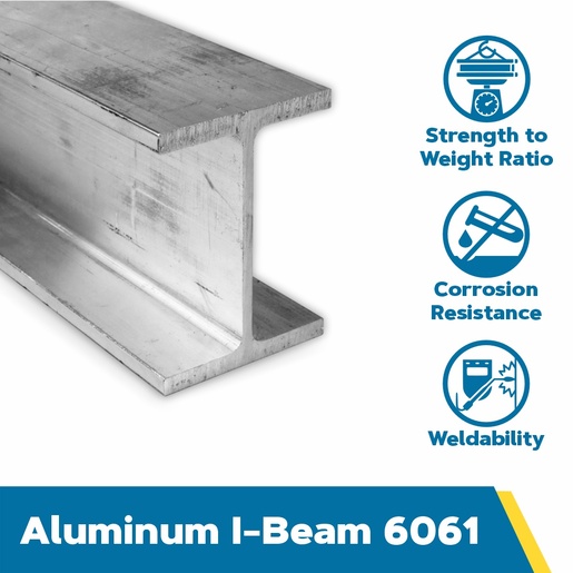 Aluminum I Beam 6061