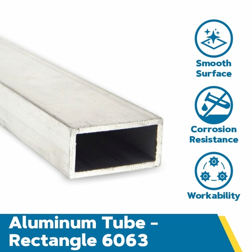 Aluminum Rectangle Tube 6063