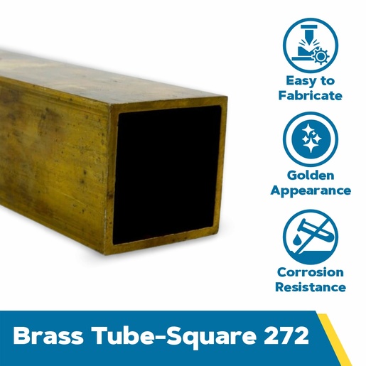Brass Square Tube 272