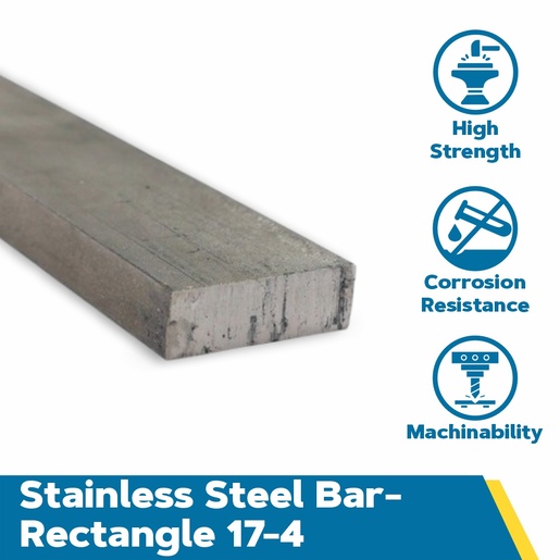Stainless Steel Rectangle Bar 17-4