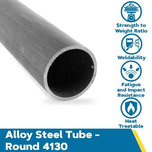Alloy Steel Round Tube 4130