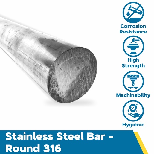 Stainless Steel Round Bar – 316
