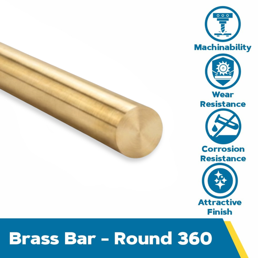 Brass Round Bar 360