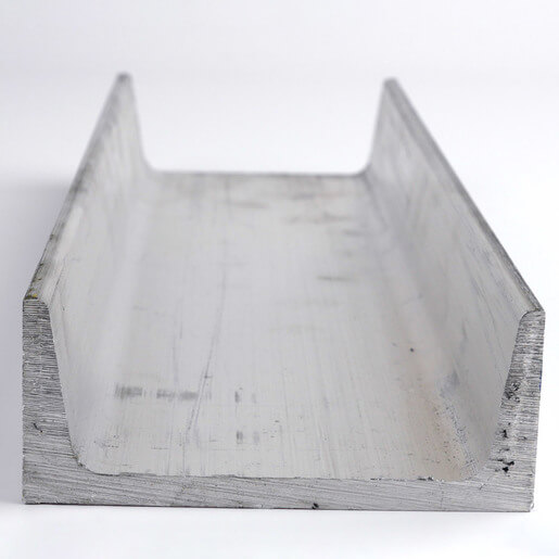 10" x 2.6" x 0.24" Alum Channel 6061-T6-Extruded American Standard ...