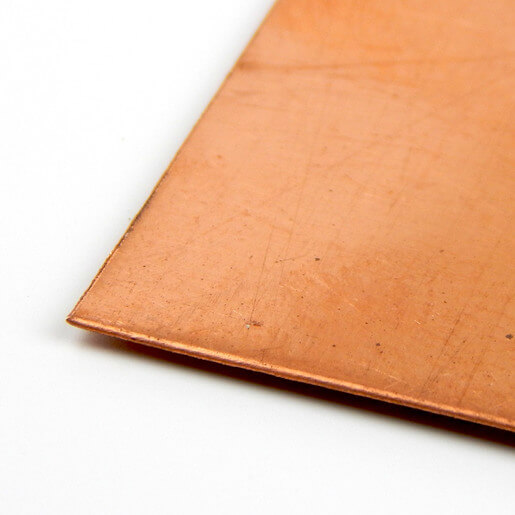 Order 0.0625" Copper Sheet 1101/81/4 Hard Online, Thickness 1/16"