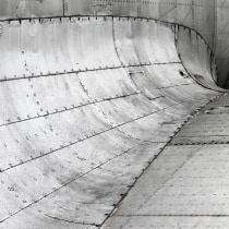 Industrial metal walk way