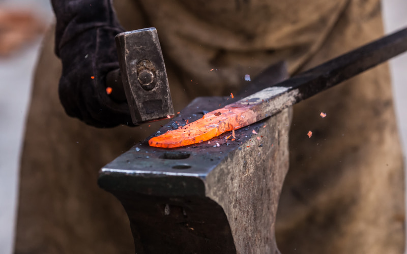 Handcrafted blade handle