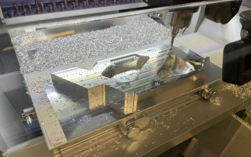 Machined piece of a battle bot