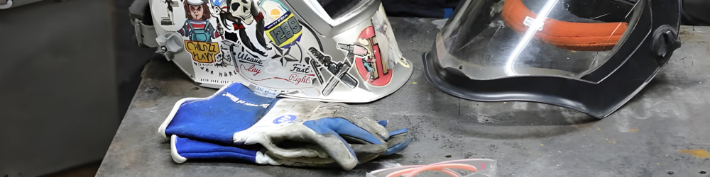 Shot of a various tools used for welding metals