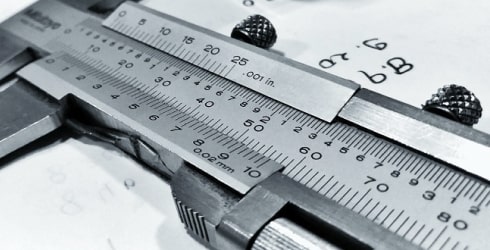 Group of stacked rulers image