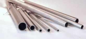 Titanium bars stacked on top of eachother