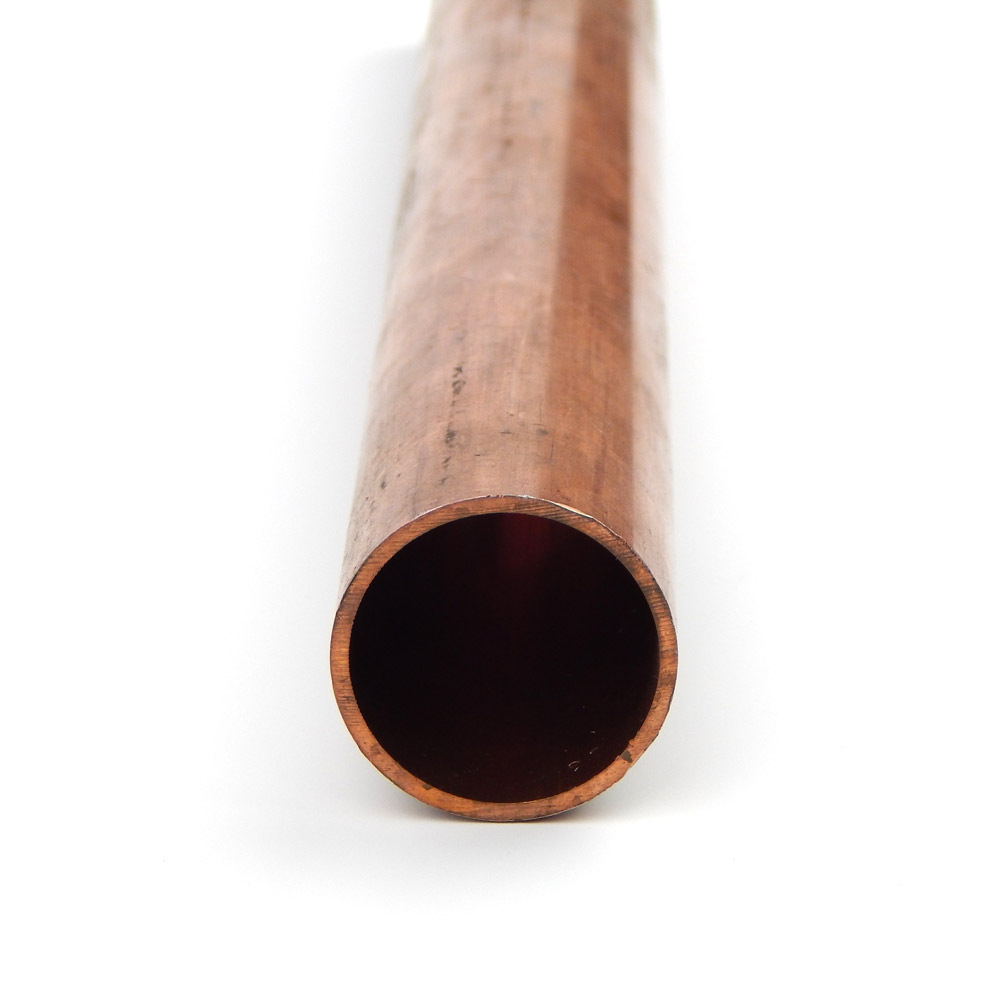 0.1875" OD x 0.032" Wall x 0.1235" ID Copper Round Tube 101-Cut Size: 12" - Imagen 2 de 3