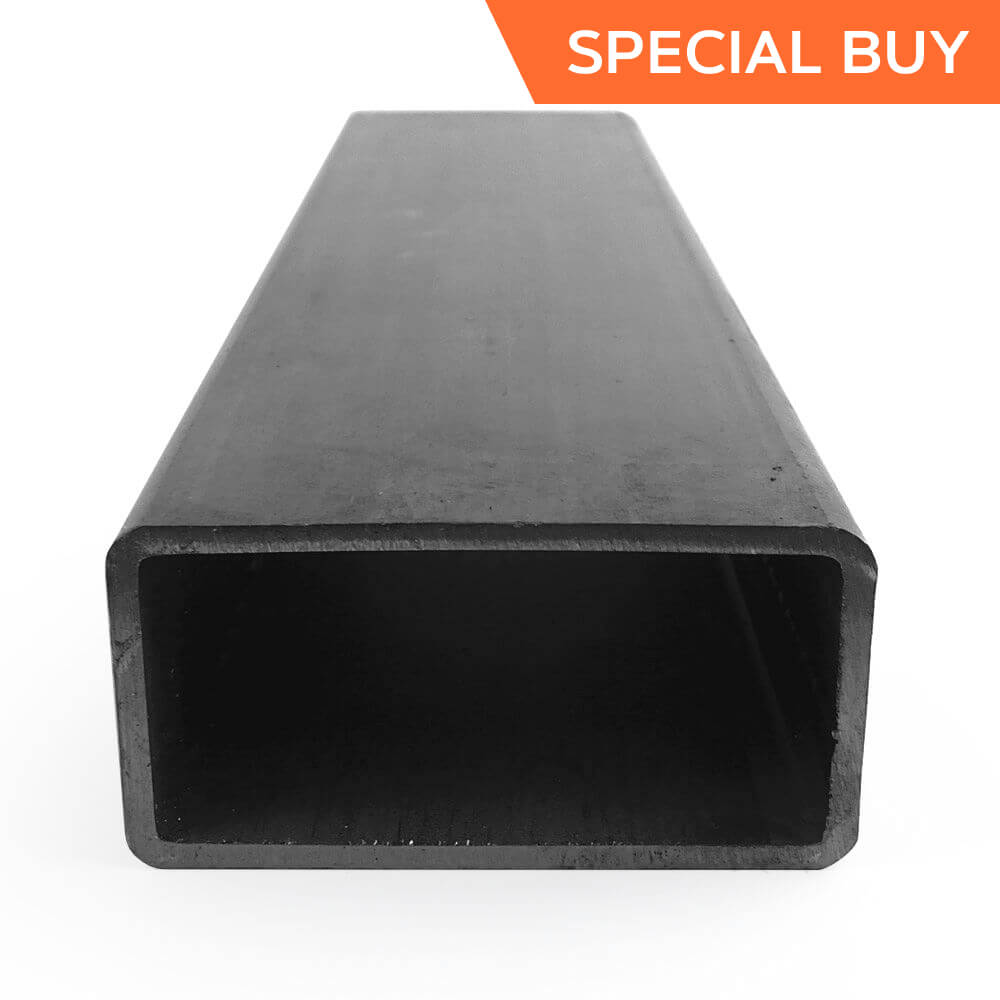 50mm x 100mm x 5mm Mild Steel Rectangle Tube 1018 Metric 60" | Online ...