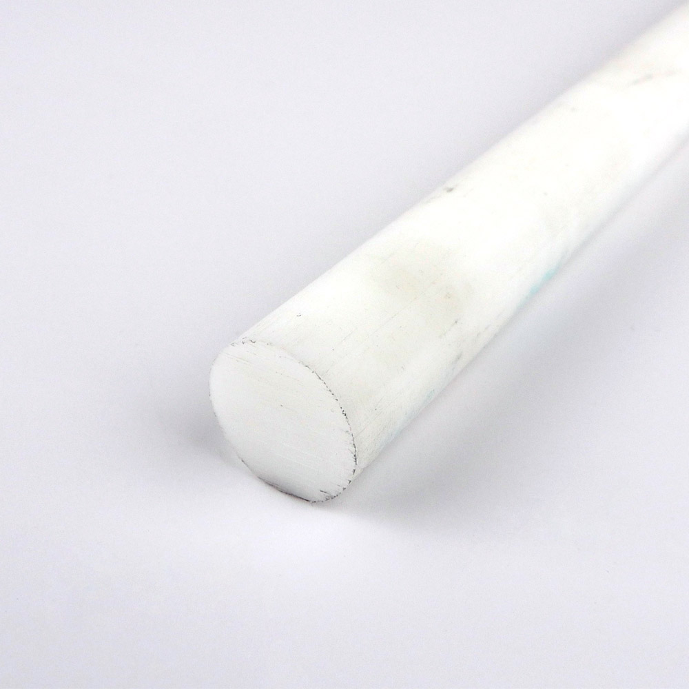 0.25" Acetal Round Rod Delrin Homopolymer Natural-Cut Size: 36" - Picture 2 of 3