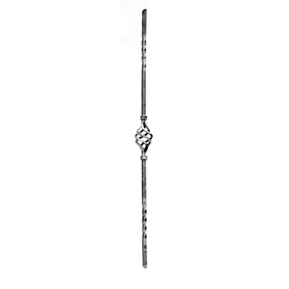 1/2 x 35-7/16 Baluster Picket Single Basket